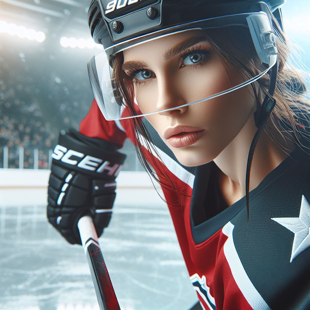 Ai Generiert, Athlet, Eishockey, Sport