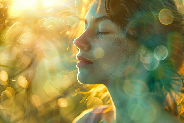 Free ai generated woman spiritual illustration