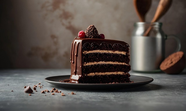 Download free HD stock image of Ai Generated Chocolate Free ai generated chocolate cake illustration