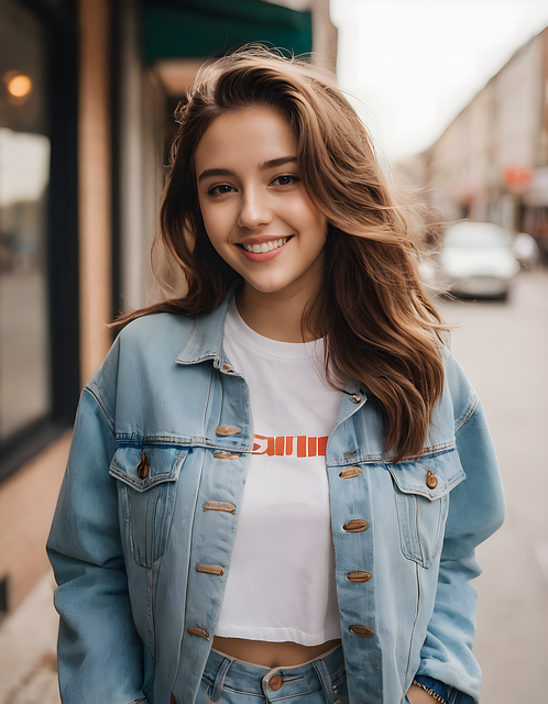 Ai Genereret, Kvinde, Denim, 90'Erne