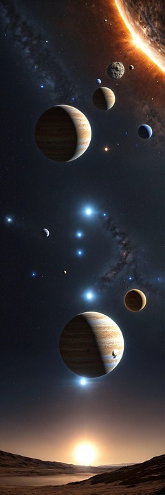 Soler Stars Download Planets, Solar System, Stars. Royalty-Free Stock Illustration ...
