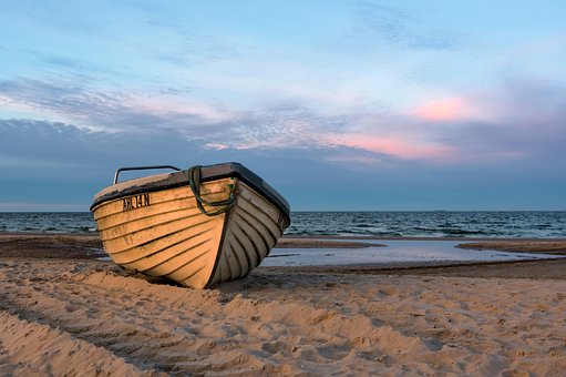 Barco, Barco De Pesca, Mar, Praia