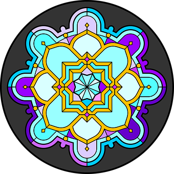 Free Stained Glass Architecture vector and picture