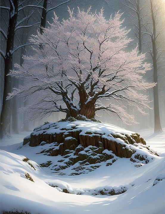 Ai产生的 树 雪 - Pixabay上的免费图片 - Pixabay