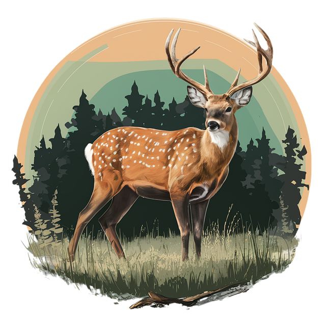 Free ai generated deer venison illustration