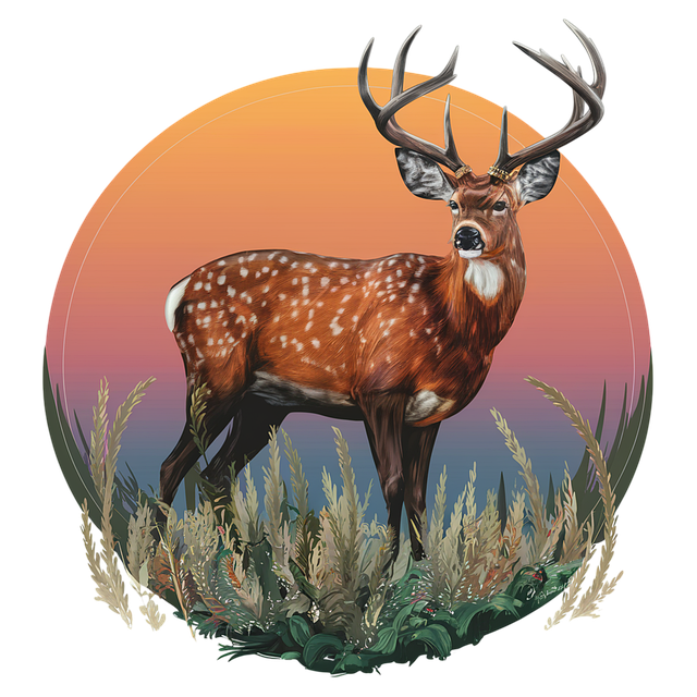 Free ai generated deer venison illustration