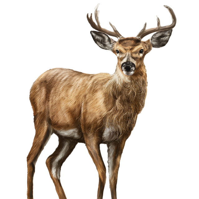 Free ai generated deer venison illustration