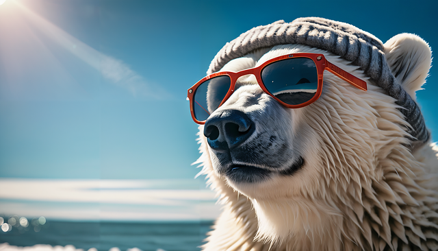 Free bear polar ice illustration