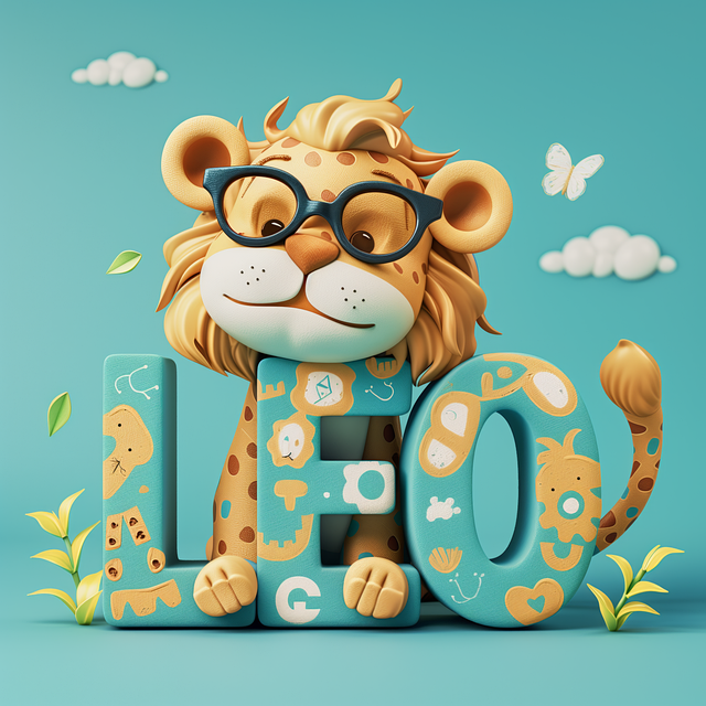 Free ai generated leo lion illustration