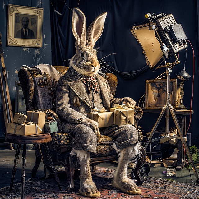 Free ai generated easter bunny easter illustration