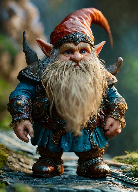 Download free HD stock image of Ai Generated Dwarf Free ai generated dwarf nature illustration