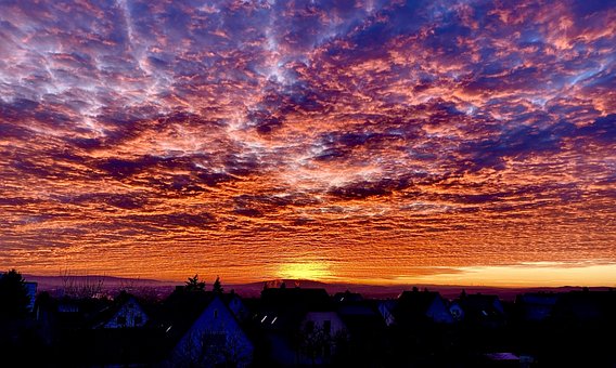 Free Sunrise Clouds photo and picture