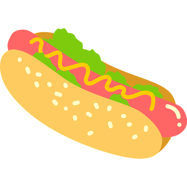 Hot Dog, Würstchen, Senf, Sandwich