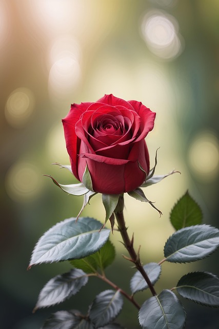 Download free HD stock image of Ai Generated Flower Free ai generated flower rose illustration