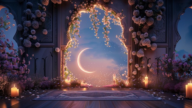 Free ai generated ramadan night illustration