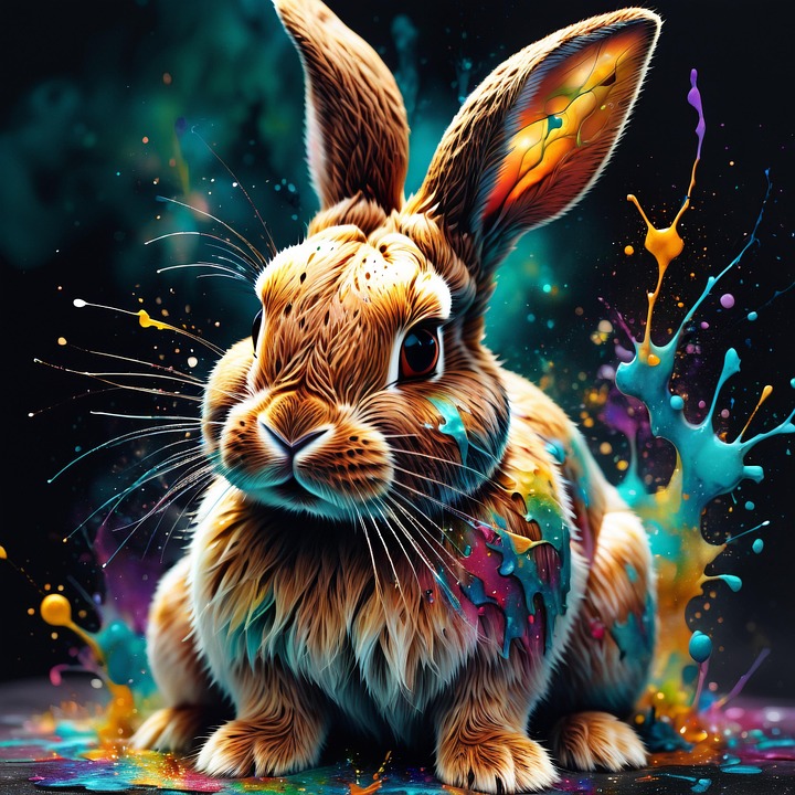 Download Ai Generated, Rabbit, Hare. Royalty-Free Stock Illustration ...