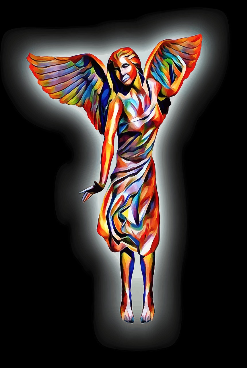 Rainbow Angel Woman - Free photo on Pixabay - Pixabay