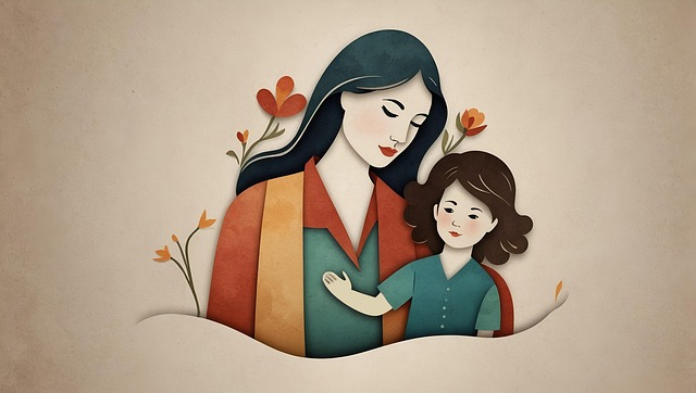 Free mother gratitude love illustration