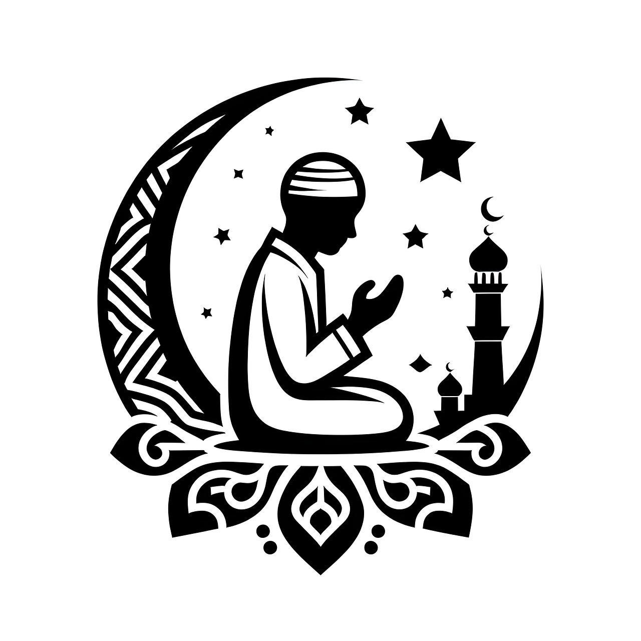 Download free HD stock image of Ai Generated Mubarak Free ai generated mubarak eid illustration