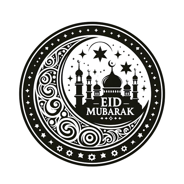 Free ai generated mubarak eid illustration
