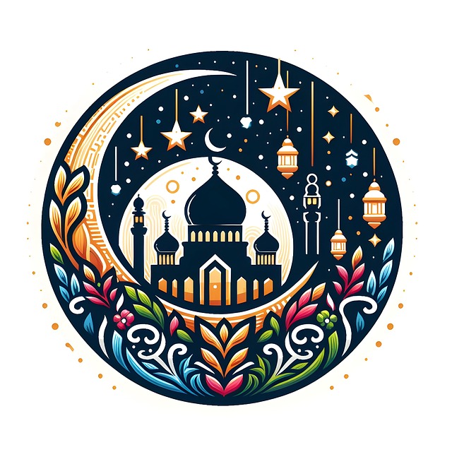 Free ai generated mubarak eid illustration