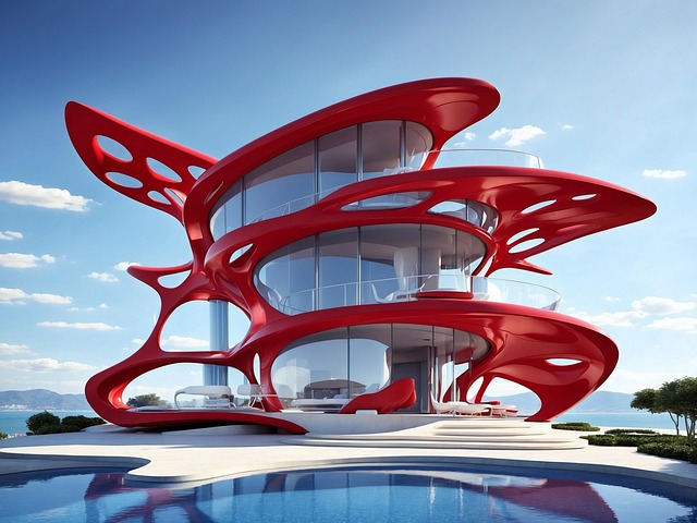 Download free HD stock image of Ai Generated Building Free ai generated building architecture illustration