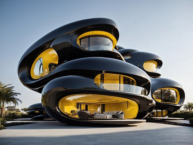 Free ai generated architecture building illustration