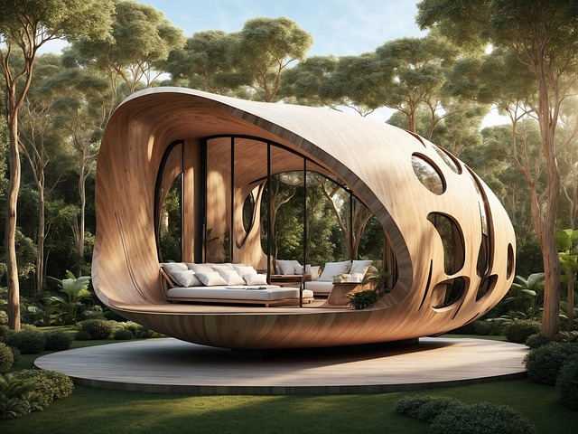 Free ai generated building architecture illustration