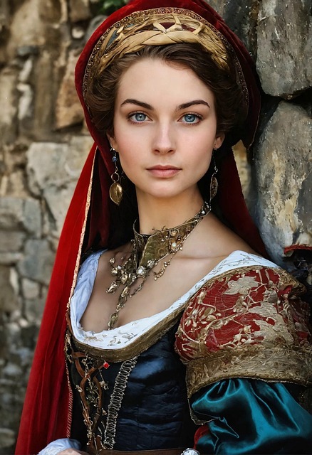 Free ai generated woman queen illustration