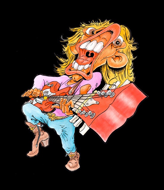 Gitarre, Rockmusik, Musik, Bühne