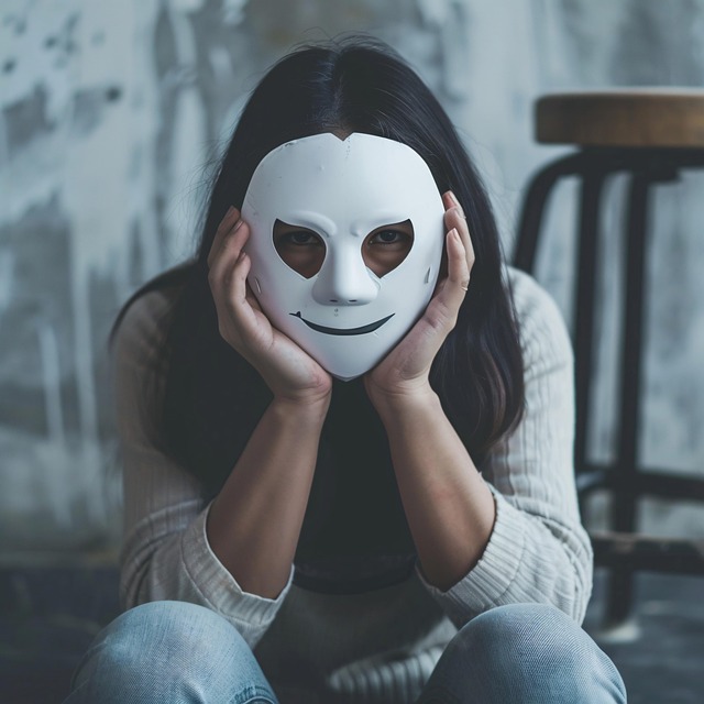 Free ai generated mask smile illustration