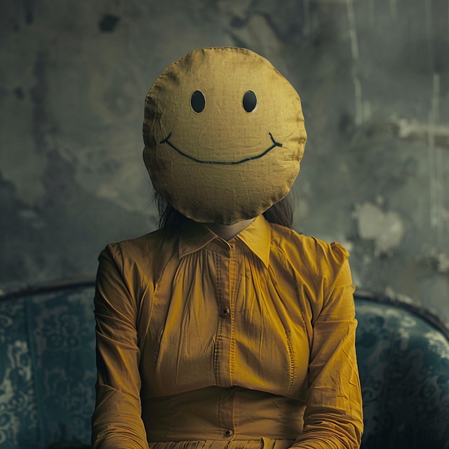 Free ai generated mask emotions illustration