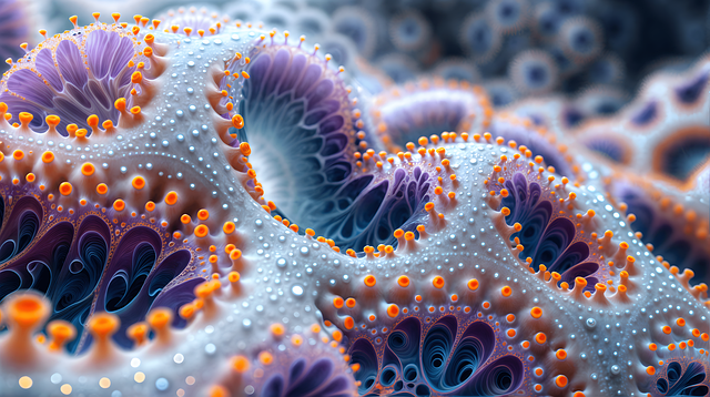 Free ai generated fractal background illustration