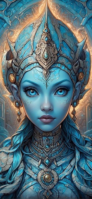 Free ai generated woman queen illustration