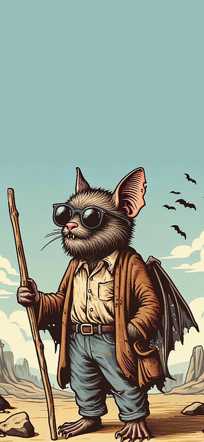 Free Ai Generated Bat illustration and picture