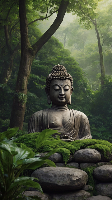 Free Ai Generated Buddha illustration and picture