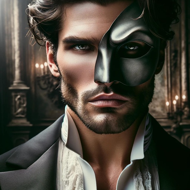 Free ai generated mask phantom illustration
