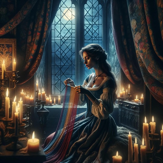 Free ai generated woman medieval illustration