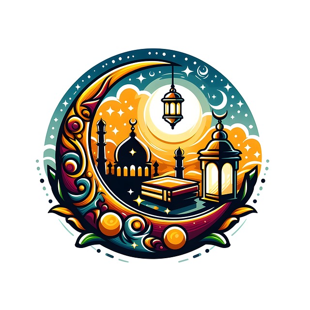 Free ai generated mosque islam illustration