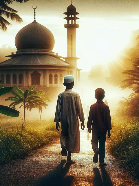Ai Generiert, Moschee, Islam, Muslim