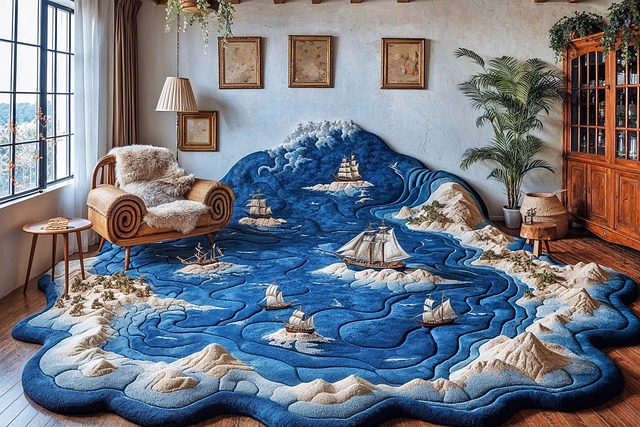 Free ai generated rug carpet illustration