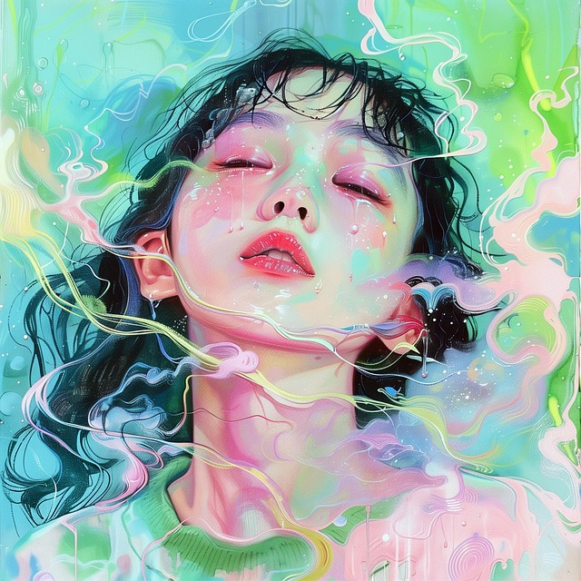 Free ai generated woman surreal illustration