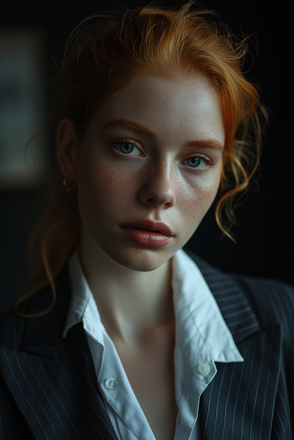 Free beautiful female realistic illustration