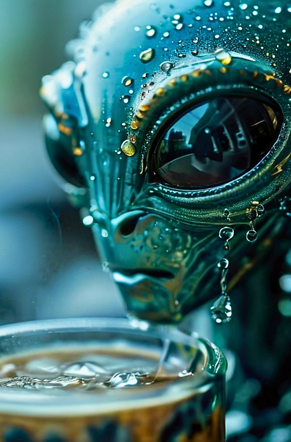 Download free HD stock image of Ai Generated Alien Free ai generated alien creature illustration