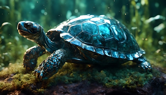 Free ai generated tortoise turtle illustration