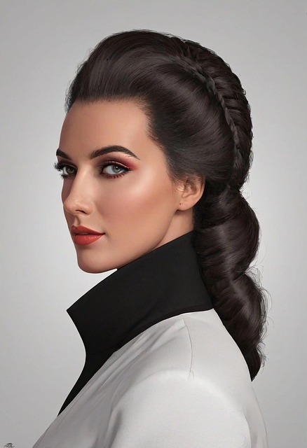Free ai generated woman brunette illustration