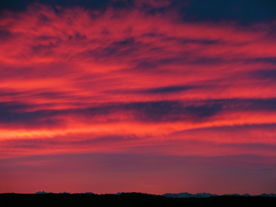 Rojo Atardecer - Foto gratis en Pixabay - Pixabay