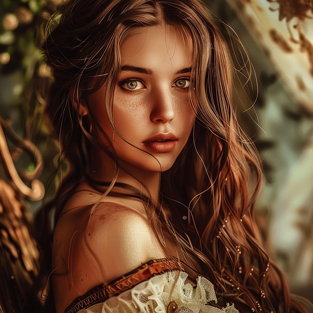 Free ai generated woman fantasy illustration