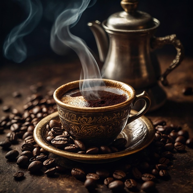 Free ai generated turkish coffee coffee illustration