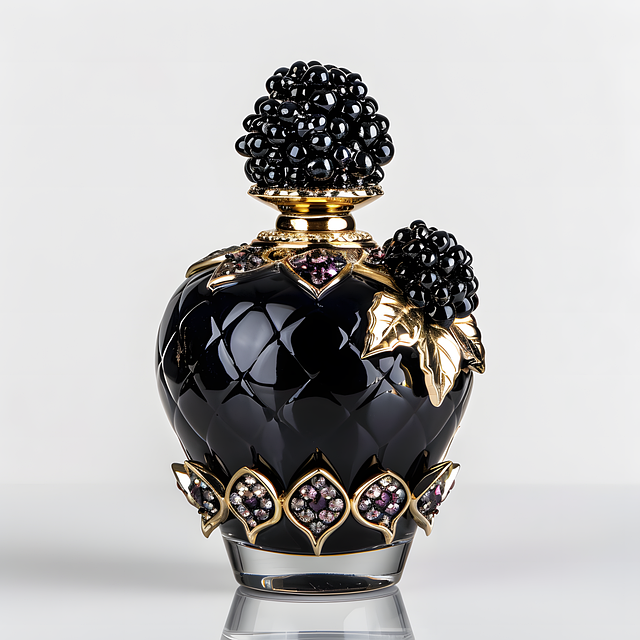 Free perfume blackberry bottle illustration